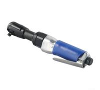 Solaughguy Clé à cliquet pneumatique à 90 degrés, clé pneumatique réversible avec rotation à 360°, couple de 85 N.m, pour douilles carrées 3/8" et 1/2", légère (B)