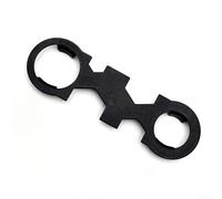 Solaughguy Clé de douche pour robinet de salle de bain, écrou de tuyau et installation de valve de bullage, outil en métal robuste avec revêtement de protection pour éviter les rayures, 1 pièce