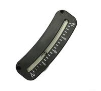 Solaughguy Clinomètre d'angle pour voiliers, yachts et bateaux - Niveau marin portable avec échelle claire, construction ABS, plage de -10° à +10°, précision ± 0,1°, taille du tube de 150 mm