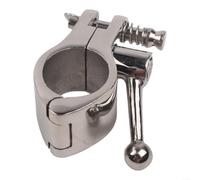 Solaughguy Collier de serrage à charnière en acier inoxydable pour bateau Bimini Top Yacht | Pour matériel de moulage de précision avec finition polie miroir pour des raccords d'auvent sécurisés (22