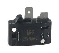 Solaughguy Commutateur de surcharge de compresseur 110/220 V de remplacement pour relais pour réfrigérateur HP 1/2-1/6 pour compresseur pour relais protecteur de surchauffe 3 x 1,7 cm en acier