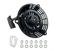 Solaughguy Composant de traction noir pour Honda GCV160 GCV190 GSV190, pour démarreur de rechange pour tondeuse à gazon, corde de traction et kit de matériel