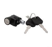 Solaughguy Composant de vélo Power Lock et clé pour boîtiers de batterie Système de sécurité E-Bike Compatible avec 1 et 2 modèles Argenté (20 mm)