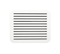 Solaughguy Couvercle de boîte à fusibles décoratif pour compteur électrique, montage mural, design rabattable avec panneaux en bois PP, 34 x 24 cm, blanc (le style peut varier) (B)