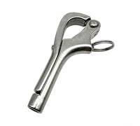 Solaughguy Crochet pélican en acier inoxydable 316 avec mécanisme de libération rapide, essentiel pour la sécurité maritime et la sécurité des équipements (6 mm)