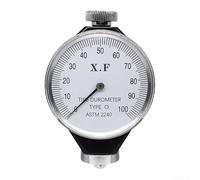 Solaughguy Duromètre testeur de dureté pour matériaux en caoutchouc et pneus, compteur AOD de type O Shore avec cadran échelle 0-100, construction en alliage pour une durabilité et une précision (O)