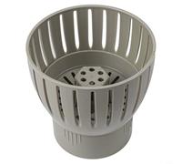 Solaughguy Écumoire de bassin Koi pour collection Leaf - Filtre de vidange de bassin réglable avec tasse à débris élargie, pour une installation facile et un outil - Compatible avec (110 mm)