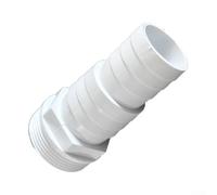 Solaughguy Embout de tuyau de piscine à filetage de 3,8 cm pour piscine de 32 à 38 mm de diamètre, compatible avec SPX1091Z7/SPX1091Z4, contrôle du débit en plastique ABS blanc