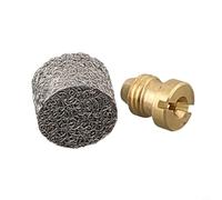 Solaughguy Embouts de buse à orifice fileté en laiton et machine à mousse pour mousse à neige, compatible avec les nettoyeurs haute pression jusqu'à 3 000 psi, construction en acier inoxydable, 0,0 mm