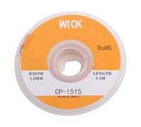 Solaughguy Fil tressé à dessouder pour réparation de PCB - Bande d'absorption de soudure en cuivre avec haute conductivité thermique, résistance à l'oxydation et retrait efficace de l'étain à (CP-1515