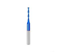 Solaughguy Fraise à bois à pointe en carbure, fraise à défoncer à tige droite de 6,35 mm avec lame de 3 mm, design à double bord pour un rainurage efficace dans le bois dur, le liège et (3 mm)