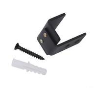 Solaughguy Guide de bas de porte coulissante en forme de U - Matériel réglable pour portes intérieures - Construction en acier inoxydable 304 - Convient à 2,5 cm à 4,8 cm - Vis incluses