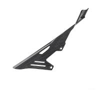 Solaughguy Housse de chaîne avec motif en fibre de carbone transfert à l'eau pour Surron pour abeille légère électrique pour vélo, manchon de protection pour arbre central pour protéger contre les