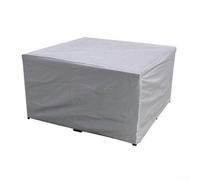 Solaughguy Housse de protection en tissu Oxford 210D pour table et chaise de jardin, imperméable, argenté, protection contre la pluie, la neige et les UV, légère et portable (170 x 94 x 70 cm)