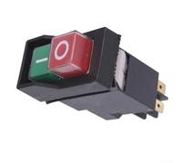 Solaughguy Interrupteur à bouton-poussoir de rechange pour scie à table RTS08, RTS12 et RTS23 - Interrupteur à bascule en plastique, numéro de pièce 089240028147, compatible avec les scies de table