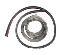 Solaughguy Joint d'étanchéité pour bas de porte - 100 cm x 2,5 cm - TPE - Pour insonorisation et protection contre les insectes - Double face pour portes intérieures et extérieures - Gris