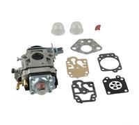 Solaughguy Kit carburateur 15 mm pour moteurs 43 cc, 47 cc, 49 cc, 52 cc, compatible avec CG430 CG520 BC430 BC520 débroussailleuse tondeuse à gazon, pièces de débroussailleuse, tondeuse à gazon, 1 jeu