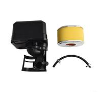 Solaughguy Kit de filtre à air avec couvercle et conduite de carburant pour Honda GX160 pour GX200 GX140 pour moteurs GX120 168F, système de filtration double couche, pièces de rechange pour 5HP 5.5HP