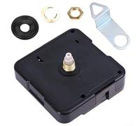 Solaughguy Kit de remplacement de mouvement d'horloge à quartz silencieux avec tige de 13 mm | Crochet en métal et fixations pour projets de réparation d'horloge murale | Comprend un écrou, une