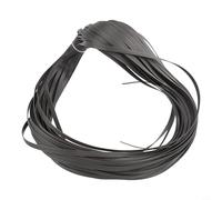 Solaughguy Kit de réparation plat en osier pour meubles de patio - Bandes de rechange en plastique et rotin de 36,6 m - Blanc, gris, marron café - Restauration de chaise d'extérieur à faire soi-même