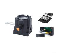 Solaughguy Lampe USB microscope avec LED réglable pour source lumineuse annulaire pour microscopes biologiques, lampe en plastique ABS 4 x 4 x 4 cm pour vidéo stéréo et monoculaire (B)