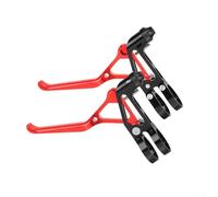 Solaughguy Leviers de frein creux et légers en alliage d'aluminium CNC, pour vélos pliants et vélos de route, diamètre de montage de 22,2 mm et voyage réglable (rouge)