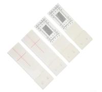 Solaughguy Linestorm Corner Tell Tale Crack Outil de mesure des fissures murales en plastique avec plage horizontale de ± 20 mm et ± 10 mm verticale,