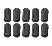 Solaughguy Lot de 10 clips en ferrite pour éliminer le bruit Diamètre intérieur 7 mm Améliore le signal des câbles USB et casque