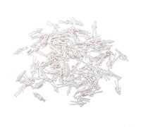 Solaughguy Lot de 100 figurines miniatures en plastique non peintes à l'échelle 1:75 pour décoration de scène, plateformes de gare, villes et