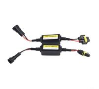 Solaughguy Lot de 2 décodeurs d'erreurs H11 pour phare LED Canbus avec résistance anti-scintillement, adaptateur de câblage DC 9-36 V compatible avec ampoules de phares de voiture et camion, PVC pour