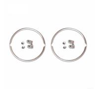 Solaughguy Lot de 2 entretoises de cadran à mouvement en acier pour bague avec languettes à vis pour réparation automatique de montres ETA 2836, 2824, 2834 - Pièce de rechange compatible avec les
