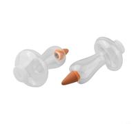 Solaughguy Lot de 2 globes à champignons auto-arrosants pour plantes d'intérieur et d'extérieur - 300 ml en plastique avec pointes en terre cuite