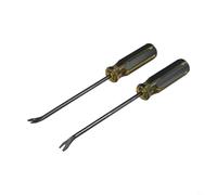 Solaughguy Lot de 2 outils de retrait d'agrafes avec poignée souple - En acier au chrome vanadium pour tissus d'ameublement, goupilles de bois et retrait des clous, traité thermiquement