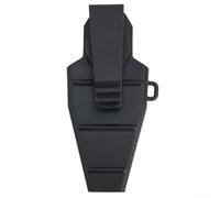 Solaughguy Lot de 2 sacs en plastique pour outils de pêche - 13,5 x 7 cm - Boîte de rangement avec clip de ceinture - Compatible avec pinces et extracteurs d'hameçons - Noir