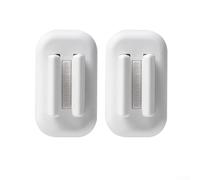 Solaughguy Lot de 2 supports de brosse à dents électriques - Support mural réglable pour la plupart des brosses à dents électriques - Matériau ABS, support - Blanc