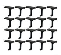 Solaughguy Lot de 20 clips de guidage d'eau pour panneaux solaires - PA6 + pinces de vidange en fibre de verre avec fonction déflecteur de boue, supports à fermeture automatique 30 mm/35 mm pour (30