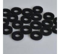 Solaughguy Lot de 24 protections de joysticks pour Xbox, Switch, Steam Deck - Anneaux de préhension en éponge pour le contrôle et l'assistance à la visée - 2 cm de diamètre, gris/noir (faible