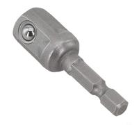 Solaughguy Lot de 3 adaptateurs de douille avec tige hexagonale pour tournevis et clé en acier au chrome vanadium tige 6,35 mm (D) 50 mm