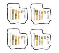 Solaughguy Lot de 4 kits de réparation de carburateur pour Honda CBR250 - Automatique pour réparation de carburateur avec alliage haute résistance, performance du moteur améliorée, accélérateur fluide