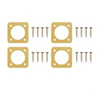 Solaughguy Lot de 4 nichoirs en métal avec portail en cuivre pour merles bleus de l'Est, ouverture de 3,8 cm, protecteur galvanisé résistant à la rouille pour la sécurité du nid