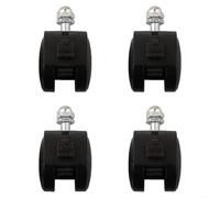 Solaughguy Lot de 4 roues de chauffage électrique pour radiateurs électriques Pioneer, roue de chauffage électrique, roue de rechange (avec frein)