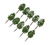 Solaughguy Lot de 40 arbres miniatures à l'échelle N pour aménagement ferroviaire, arbres artificiels en plastique de 7 cm pour l'architecture de diorama, table de sable, présentation de fête de
