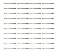 Solaughguy Lot de 40 connecteurs de cage à tomates verts, 6 boutons-pression pour tiges de 11 mm de diamètre, supports de support réglables en plastique pour légumes grimpants