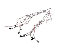 Solaughguy Lot de 5 câbles d'extension à 3 fils de 1 m pour bandes LED RVB W811/W812B - Connecteur mâle et femelle sans soudure, isolation en PVC, 5-24 V, flexible à 3 broches