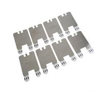 Solaughguy Lot de 8 crochets muraux amovibles sans trace en acier inoxydable pour cadres photo et œuvres d'art, dos solide pour la maison et (lot de 8)