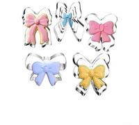 Solaughguy Lot de 9 emporte-pièces en forme de nœud en acier inoxydable pour moule à biscuits, gâteaux, pâtisseries et bonbons doux pour couper et façonner