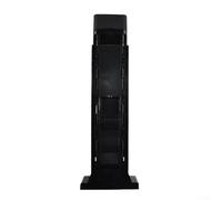 Solaughguy MEIHO Box Support de canne à pêche vertical avec hauteur réglable pour modèles 5000/7000/9000/7080/2055/2070/7055/7070, plastique, noir