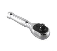 Solaughguy Mini clé à cliquet avec mécanisme à cliquet à 72 dents, rotation à 5 degrés pour espaces restreints, acier au chrome vanadium, design compact, compatible avec /4 3/8 (type 3/8)