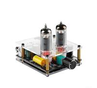Solaughguy Module de préamplificateur à tube 6K4/6A2 pour systèmes audio, préampli à tube à vide avec gain de tension 5 x, fréquence de réponse 5 Hz-500 kHz, alimentation DC 12-16 V, (6K4)