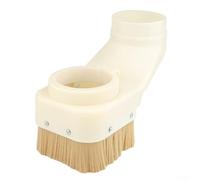 Solaughguy Nettoyeur de couvre-chaussures anti-poussière pour routeur avec port d'aspiration de 10,2 cm et boucle push-pull - Construction en nylon pour le travail du bois (80 mm)